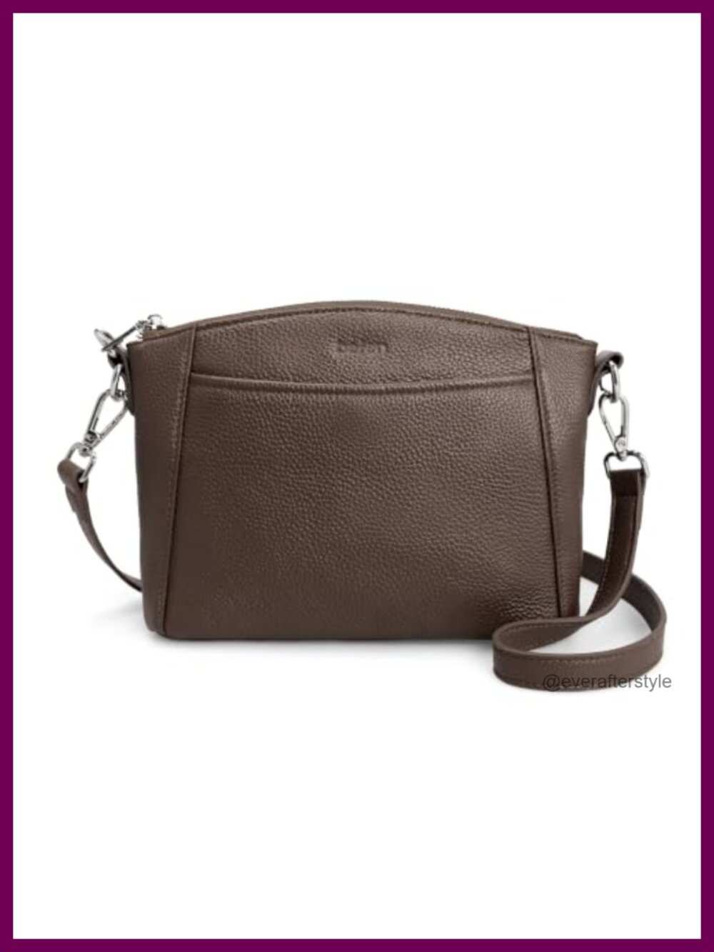 Genuine Leather Anti-Theft Small Crossbody Bag RFID Blocking Multi Pocket